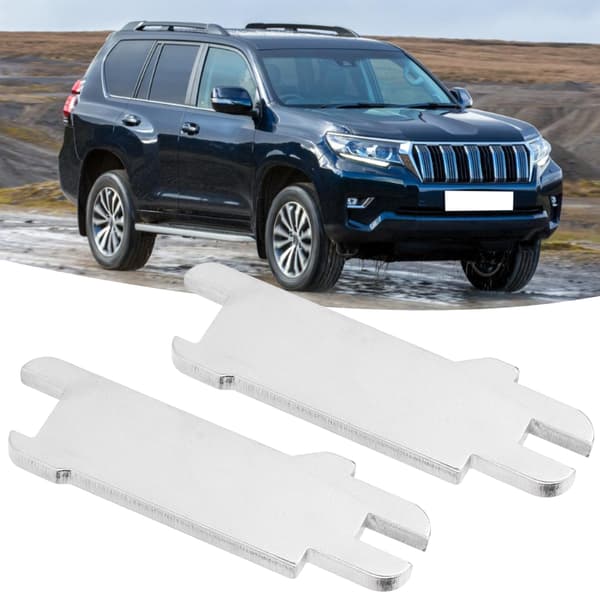 Handbromssträvor i rostfritt stål, förlängda, passar Toyota Landcruiser