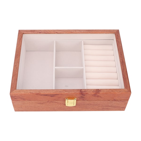 Smyckeskrin Armband Örhänge Halsband Display Organizer Fodral för Smyckesförvaring