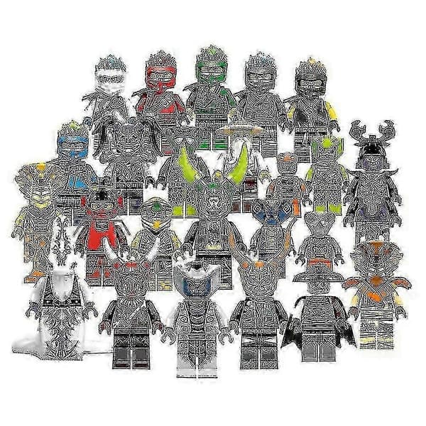 24-dele Ninjago Actionfigurer Byggeklodser til Fantasifuld Leg