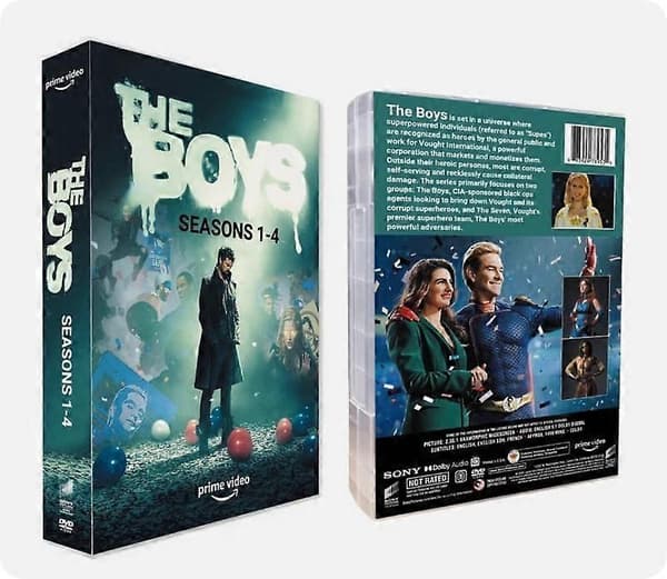 【03】The Boys: Komplette Sæsoner 1-4 (DVD, 2024, 12-Disc Box Set) engelsk version