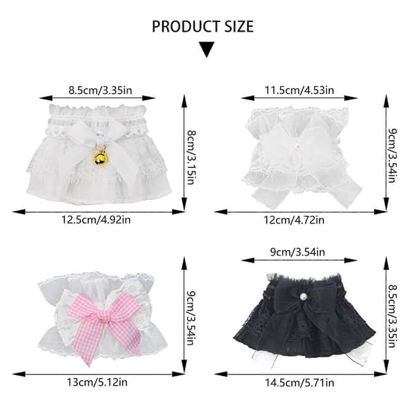 Hvide Lolitas-stil Balletærmer Åndbart Blondemateriale Justerbare Bindebånd Retro Håndledsaccessories Rosa Sløjfe pink bow