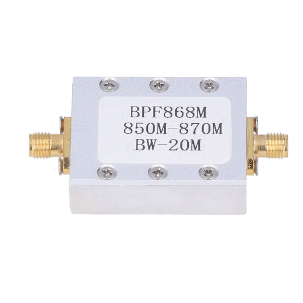 Båndpasfilter FM Broadcast SMA K Interface 850‑870MHz Elektronisk komponent BPF868M med kabinet