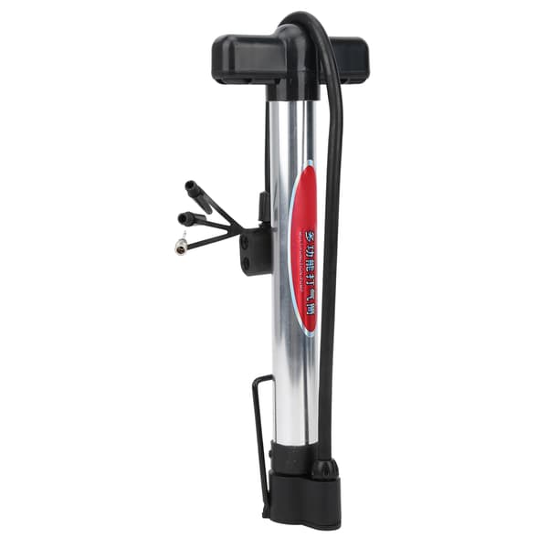 10' Bärbar Cykelpump Aluminiumlegering Mini Cykel Handluftpump Boll Däckpumpverktyg