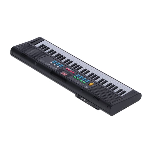 【03】61 Keys Electric Digital Piano Keyboard with Microphone MQ6186 Multifunctional Instrument