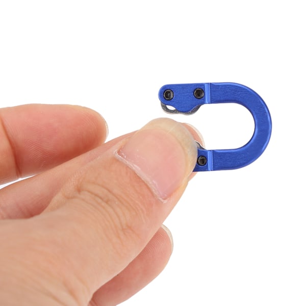 Metall Ultimate Jakt Loop D Ring Spänne Bågskytte Pil och Båge Skjutdelar (blå)