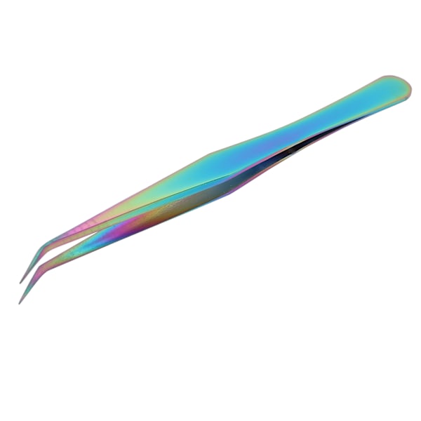 Professionell Ögonfranstång Rostfritt Stål Ögonfransförlängning Grafting Sminkverktyg (MultiColor 12.5cm 4.9in)