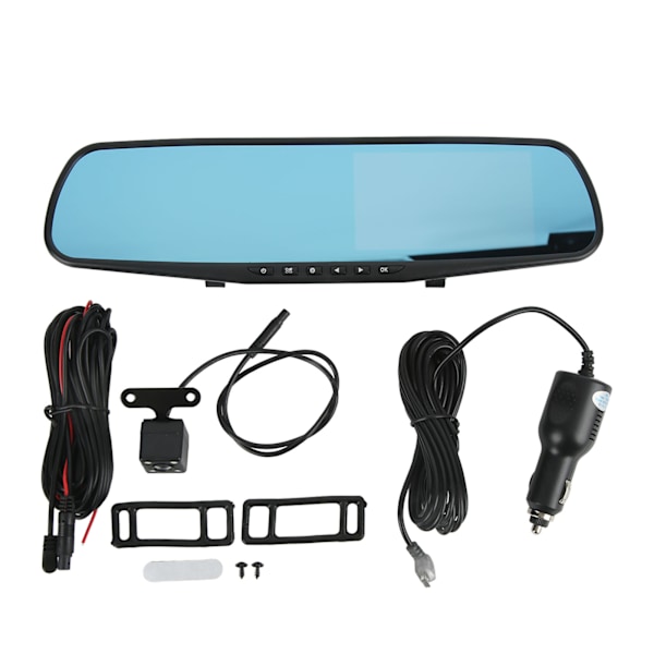 Bilinspelningskamera 170 Graders Vidvinkel 1080P Full HD DVR Dash Camera med Automatisk Loop-inspelning Rörelsedetektering
