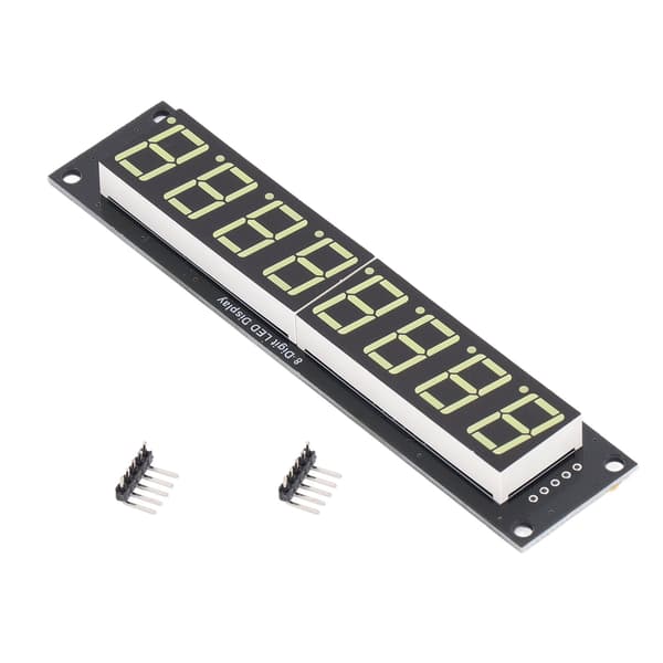 8-cifret rør LED-segmentdisplay 74HC595 Driver Digital Optoelektronisk Modul Hvid 0,56in