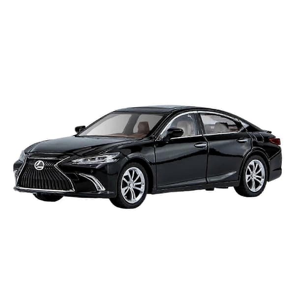 1 24 Til Lexus ES300 Executive Sedan Alloy Trykstøbt Bilmodel med Lyd og Lys, Træk Tilbage Samling Trykstøbt Køretøjsmodel (Sort)