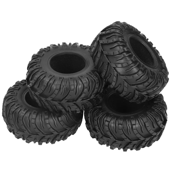 4 st 130/58 mm Gummi RC Crawler Däck med Svampfoderremsa Mönster Universal RC Delar