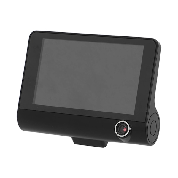 HDR Bil DVR Kamera Hög Definition GPS Gravitationssensor Mörkerseende 3 Linser Körinspelare för Monitor
