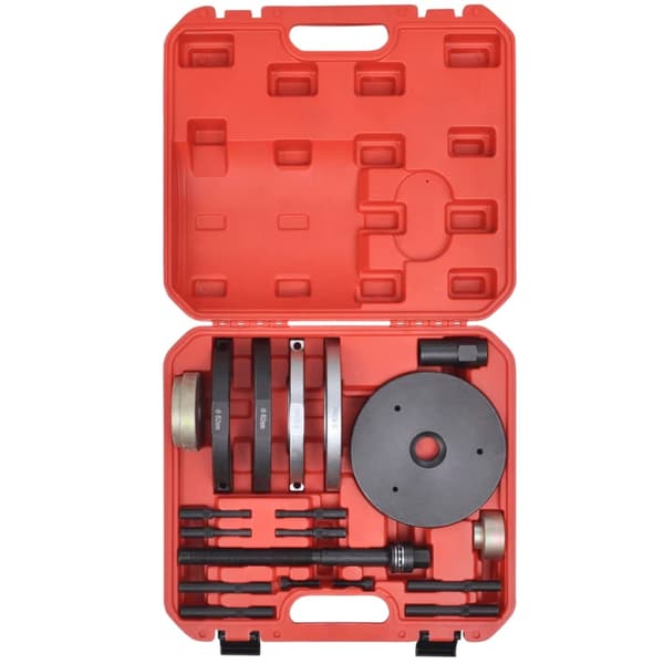【03】vidaXL GEN2 Compact Wheel Bearing Tool Kit 82mm 19pcs Ford, Volvo etc. Vit Vit white