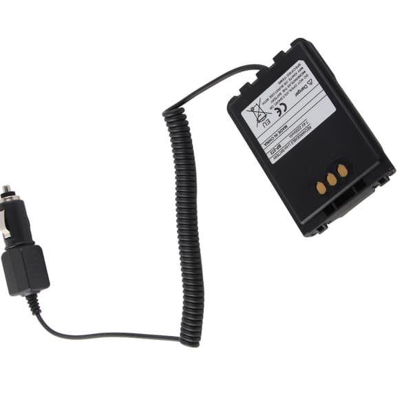 Universel bærbar biloplader-batteriadapter til ICOM ID 31, ID 51, ID 31A, ID 31E, ID 51A og ID 51E.