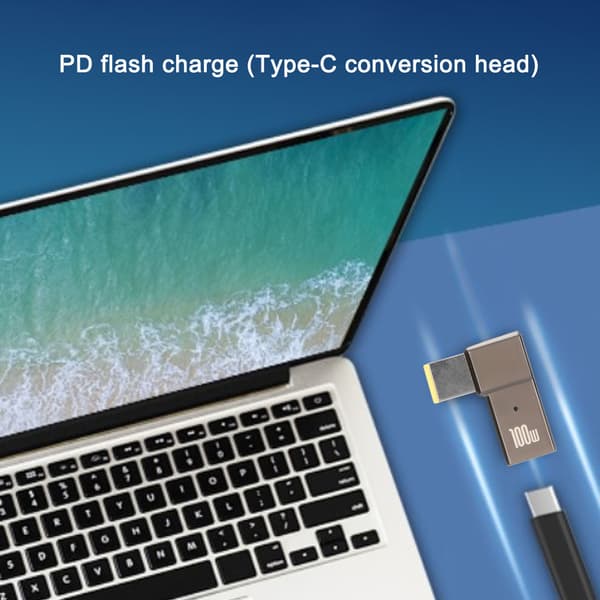 Lenovo Laptop USB C till Slim Tip Strömadapter