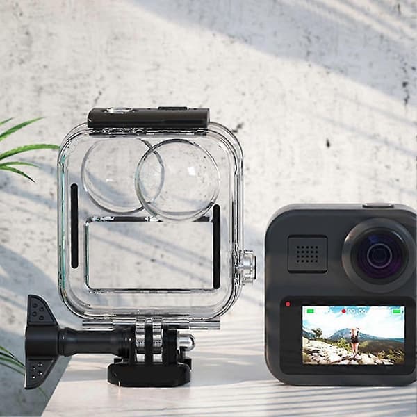 20m vandtæt justerbart etui til GoPro MAX actionkamera dykkertilbehør
