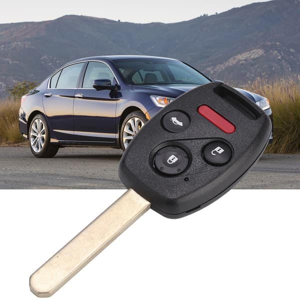 3 +1 Knappar Bil Fjärrkontroll Nyckel Passar Honda Accord 2003-2007 oucg8d-380h-a