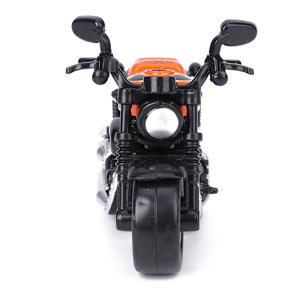 Alloy Motorcykel Legetøjsmodel Høj Simulation Børn Kid Træk Tilbage Køretøj Legetøj (Orange)