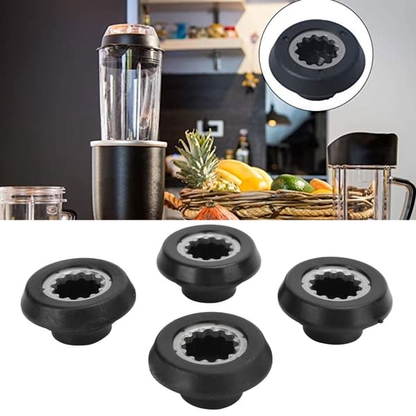 RX 1700W Juicer Blender Base Gear med Skrue - Sort (4 Stk)