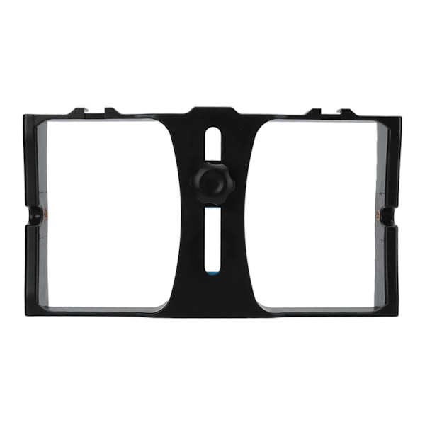 Telefon Video Kamera Cage ABS Bærbar Håndholdt Smartphone Video Stabilisator Rig til Livestreaming Vlog Blå