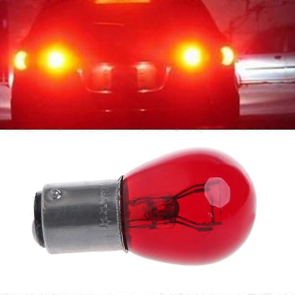 Enkel installation Motorcykelbromslampa för DC 12v 5w röd stoppindikator