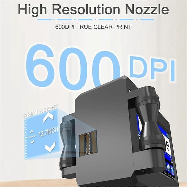 【03】Håndholdt inkjetprinter, til QRCode stregkode produktion EU-stik