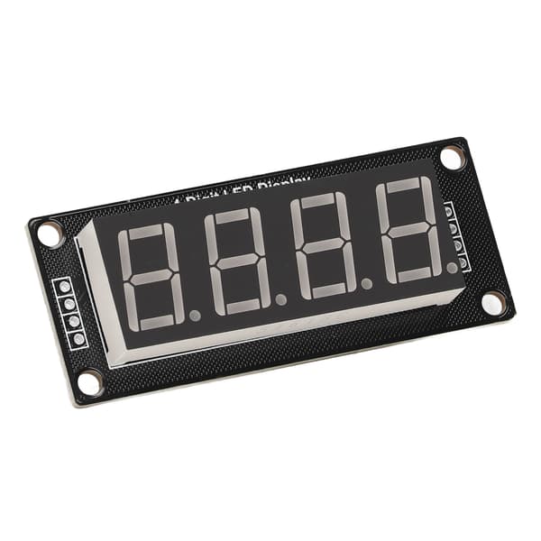 Digitalt rørdisplaymodul LED 4 cifre 7 segmenter 0,56in TM1637 drevchip grøn