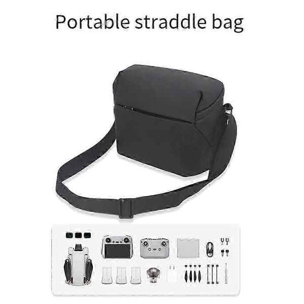 Til DJI Mini 3 Pro/Mini 3 Drone Opbevaringstaske med skulder - Kompatibel med Mini 2, - Universal beskyttende tilbehørs etui Sort szrh21 5 5