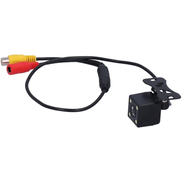 Bil Backkamera 140° Extern 4 LED HD Mörkerkamera Nummerplåt Monterad Universal för 12V