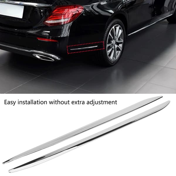 Bil Bagside Formstøbning Dæk Trim Dekoration Strimmel til Mercedes Benz E Klasse W213 2016-2018