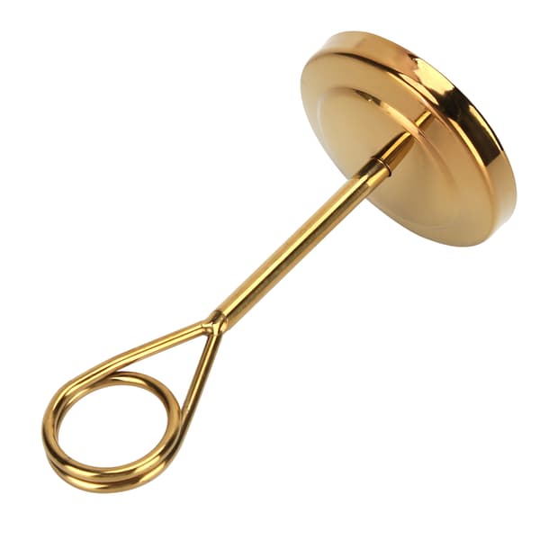 Bordnummerholder Rustfrit Stål Holdbar Fadebestandig Letvægts Billedklips til Hotel Restaurant 10,5 cm Guld