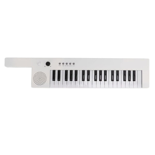 37 Tangenter Keyboard Piano Bärbar Gitarr Elektronisk Orgel Mini Keytar Utbildning MusikinstrumentBF-3755 Vit