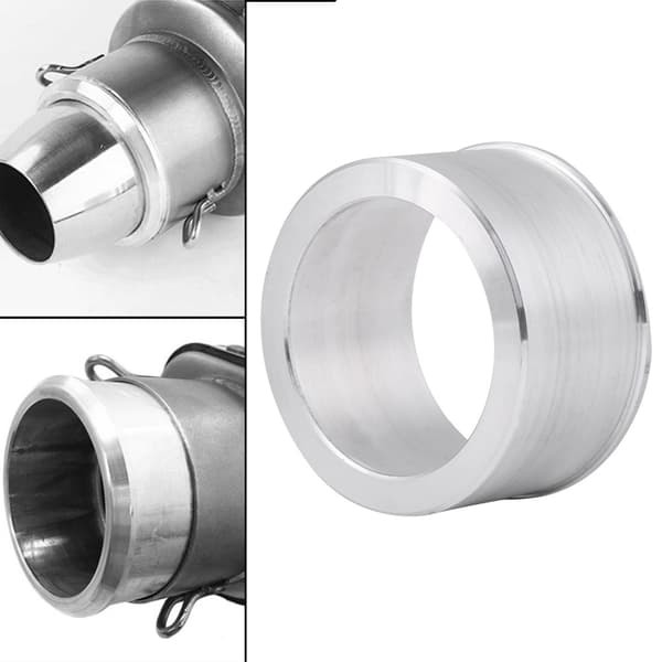 Motorcykel Udstødningsrørs Adapter Reducer 60mm til 51mm - Aluminium Lyddæmper Konnektor