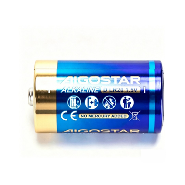 2st alkaliskt batteri LR20 (D) 1.5V