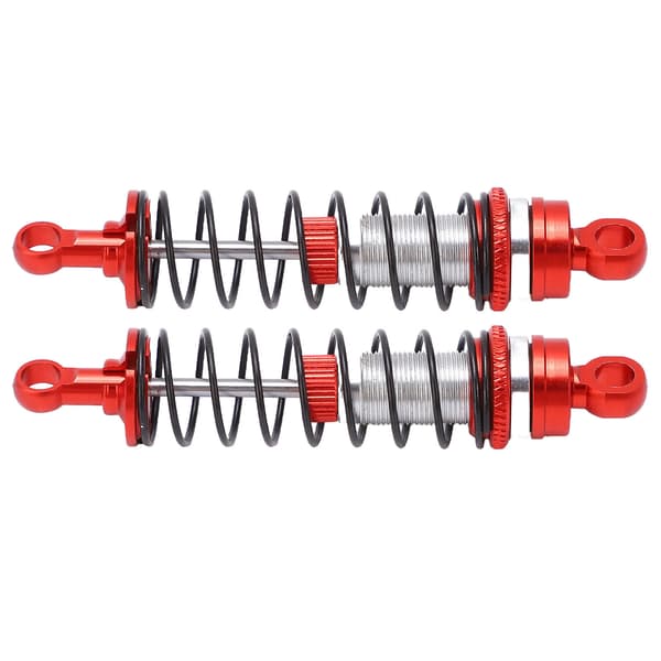 RC forreste og bageste støddæmpere, der reducerer vibrationer RC-dele i aluminiumslegering til Latrax Teton 1/18 Rød