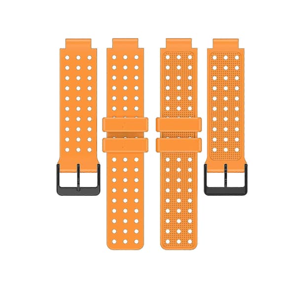 Rem til Garmin Approach S20 Monokrom Urrem til Garmin Approach S20 Silikone Erstatnings Mode Armbånd til Garmin -NBB orange