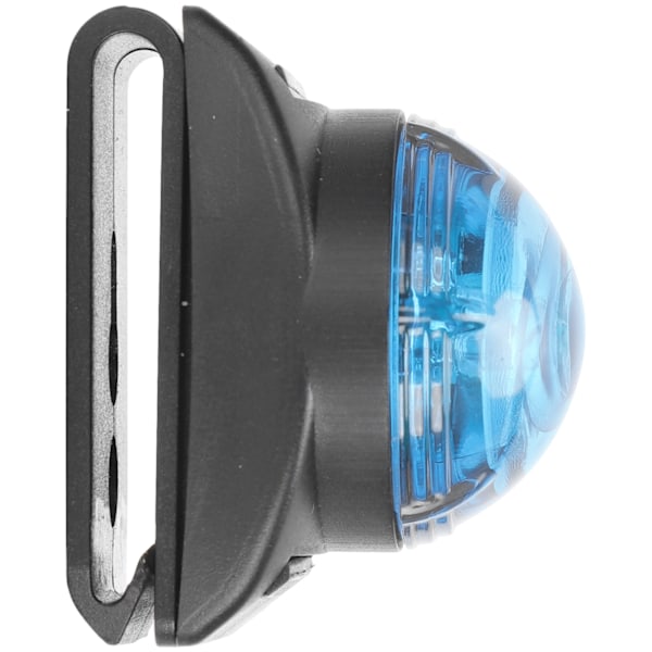 LED-vedhængslys til kæledyr, vandtæt, lysende, klar, sikkerhedsadvarselslampe, clips til halsbånd, hundetilbehør (blåt lys)