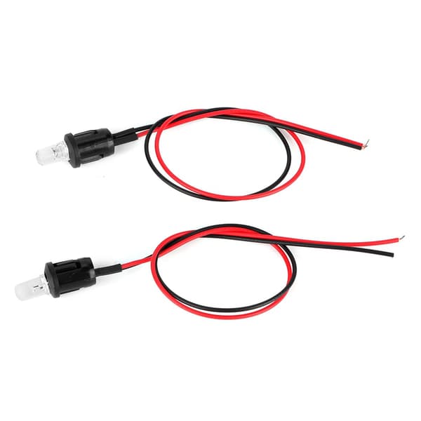 1 Par DC 12V Bil LED Alternerande Larm Instrumentbräda Ljus