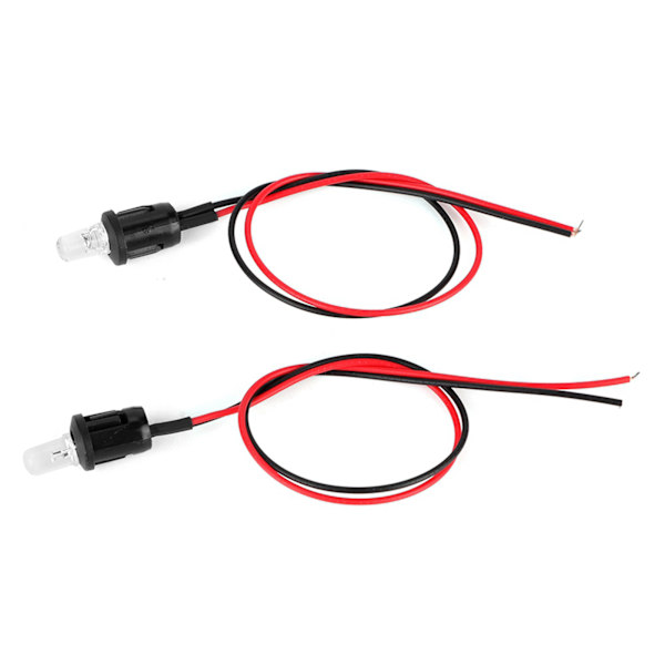 1 par DC 12V bil LED Alternerende Alarm Dash Mount Lys