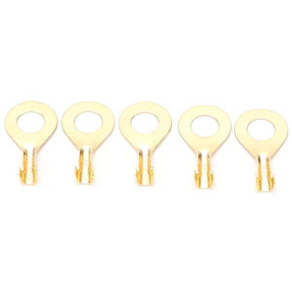 100st Kabelsko Ringterminal Kallpressad Kabel Krympände Batterikabelkontakt M6 6,2mm