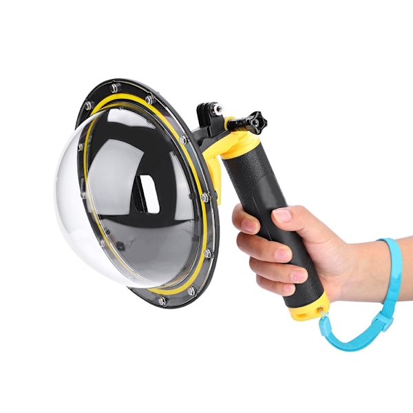 TELESIN Professionel Dome Port Vandtæt Etui Hus til GoPro Hero 5/6/7 Kamera