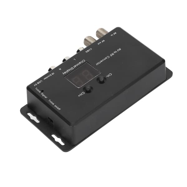 TV Link Modulator Justerbar Støtte PAL NTSC AV til RF Konverter til Set Top Bokse og A V Kilder