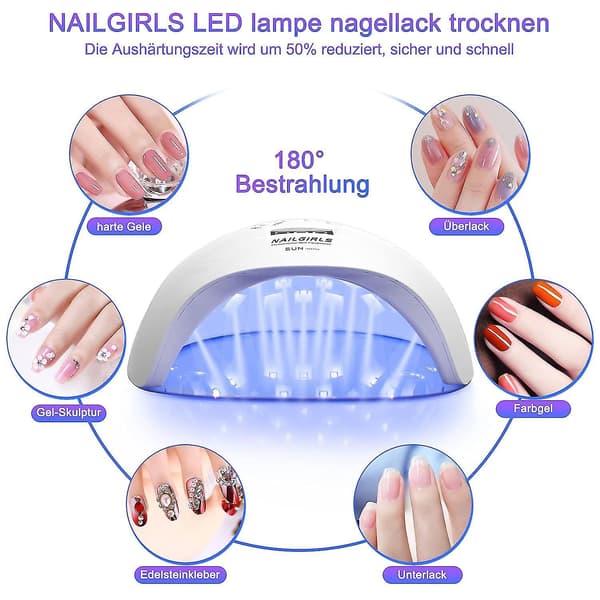 【03】Led Uv Lampe Negle, 150w Neglelampe Lcd Display Neglelak Tørreenhed