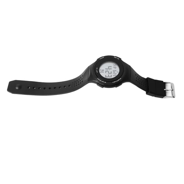 LED Digital Klocka Vattentät Tydlig Display Andningsbart Armband Elektronisk Klocka för Studenter Svart