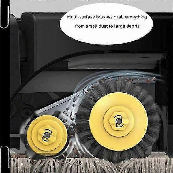 Erstatning for hovedsidebørste til Roomba 600-serien - kompatible rengøringsdele