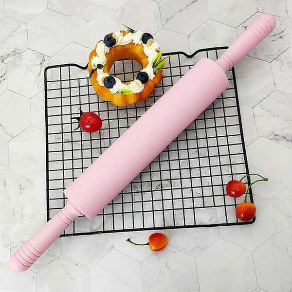 Non-stick kagerulle farverigt bageværktøj dej melrulle køkken Pink