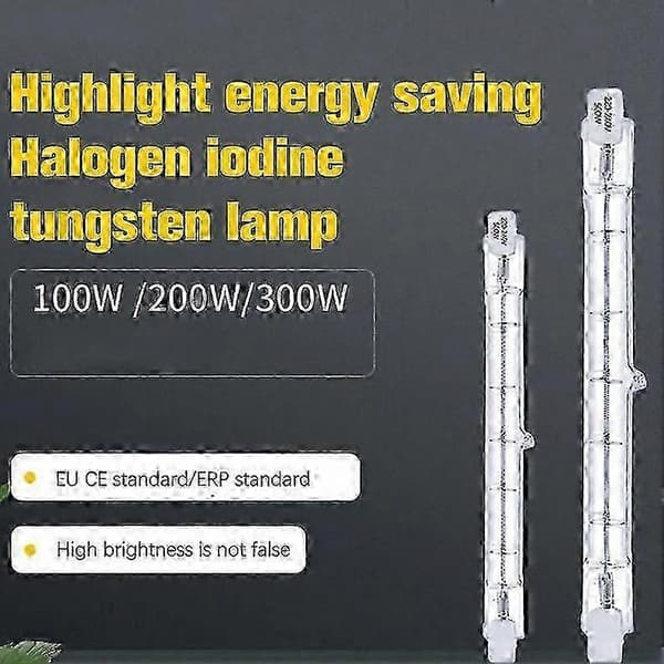 Dimbara halogenlampor R7s 230W, 4-pack för säkerhetsbelysningslösningar 220V-J254-1500W