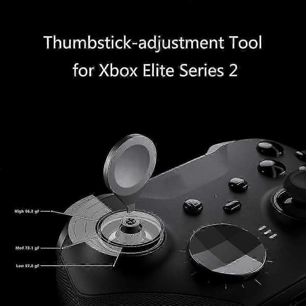 Metal Tommelfingergreb til Xbox One Elite Series 2-controller | Sort & Guld
