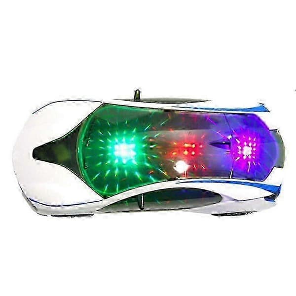3D LED Billegetøj Blinkende Lys Billegetøj Undgår Automatisk Forhindringer Drejer