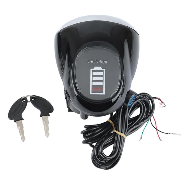 【03】Til Citycoco El-Scooter Angel Eye 60V Speedometer Tilbehør Forlygte Nøgle El Lav