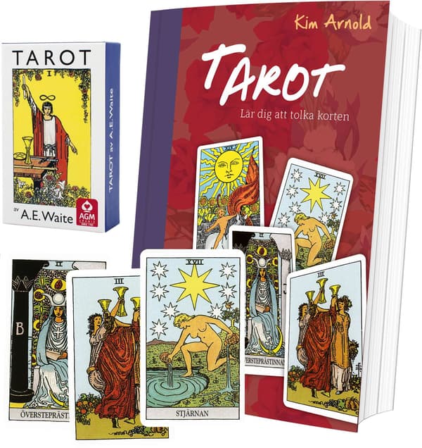 【03】Tarotpakke: Tarotbog + Waite svensk tarot (paperback) 508